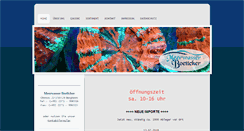 Desktop Screenshot of meerwasser-boettcher.com